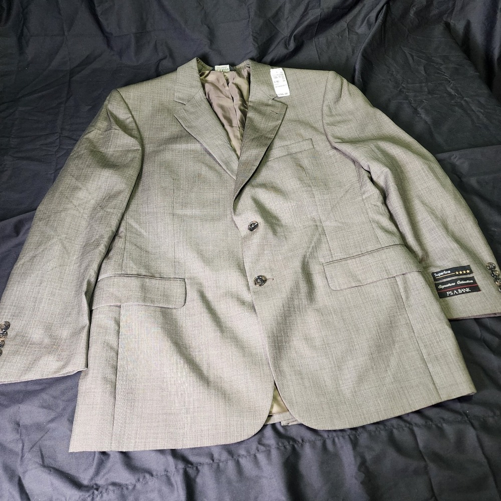 Jos A Bank 100% Wool Blazer Size 43 Model Gordon Brand New With $795 Tags - Picture 1 of 10